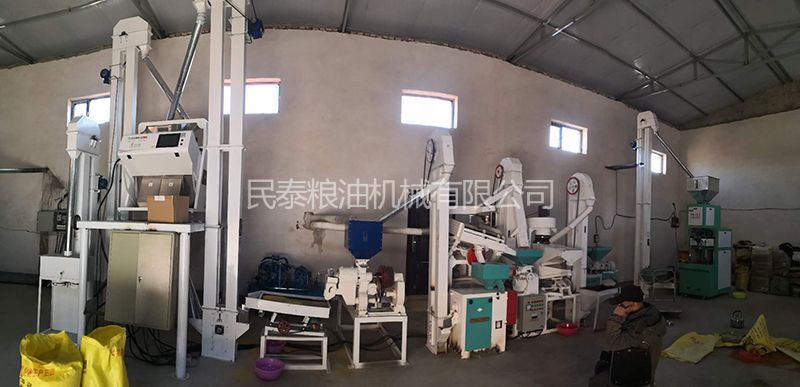 山西大同渾源縣5噸小米成套設備